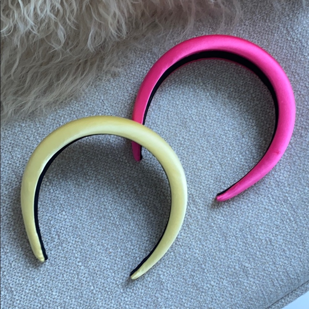 Pink & Yellow Colored Headband